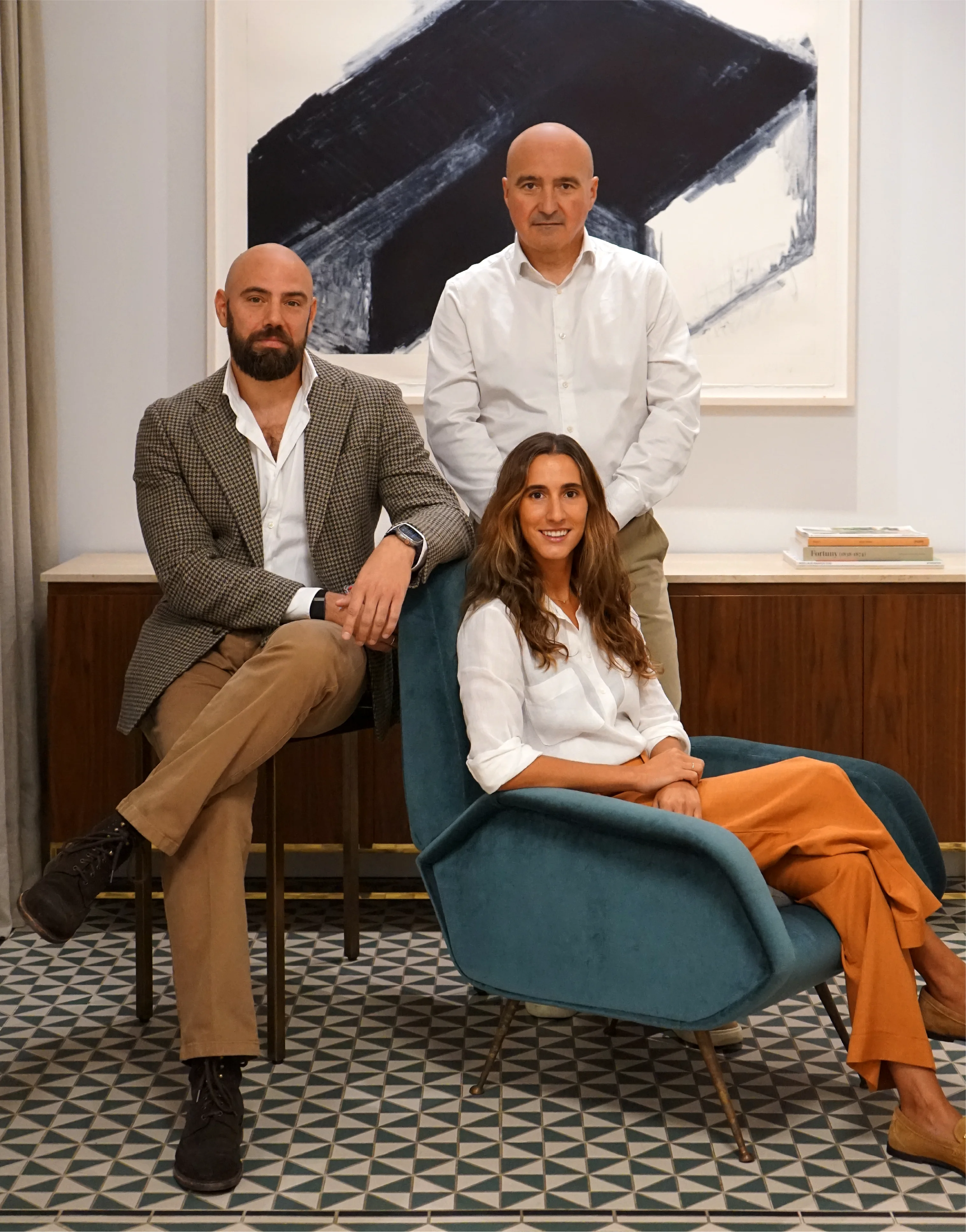 Íñigo Sánchez (CEO), Gonzalo López-Cerón (COO), María Dorado (CMO) Vertical